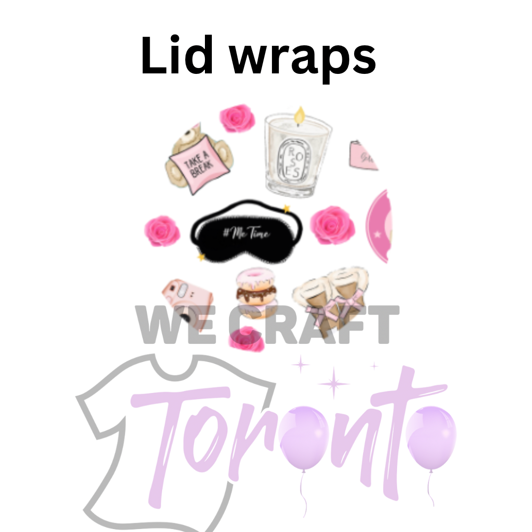 Take a break UV DTF Lid decal