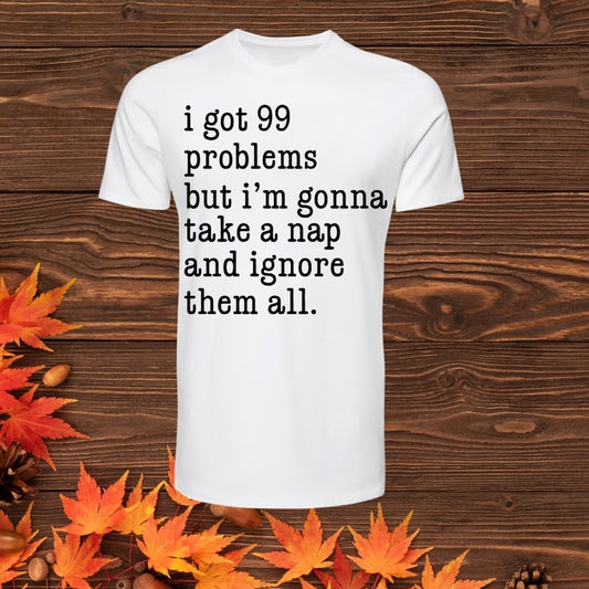 99 problems TRANSFER (IRON ON TRANSFER SHEET ONLY)