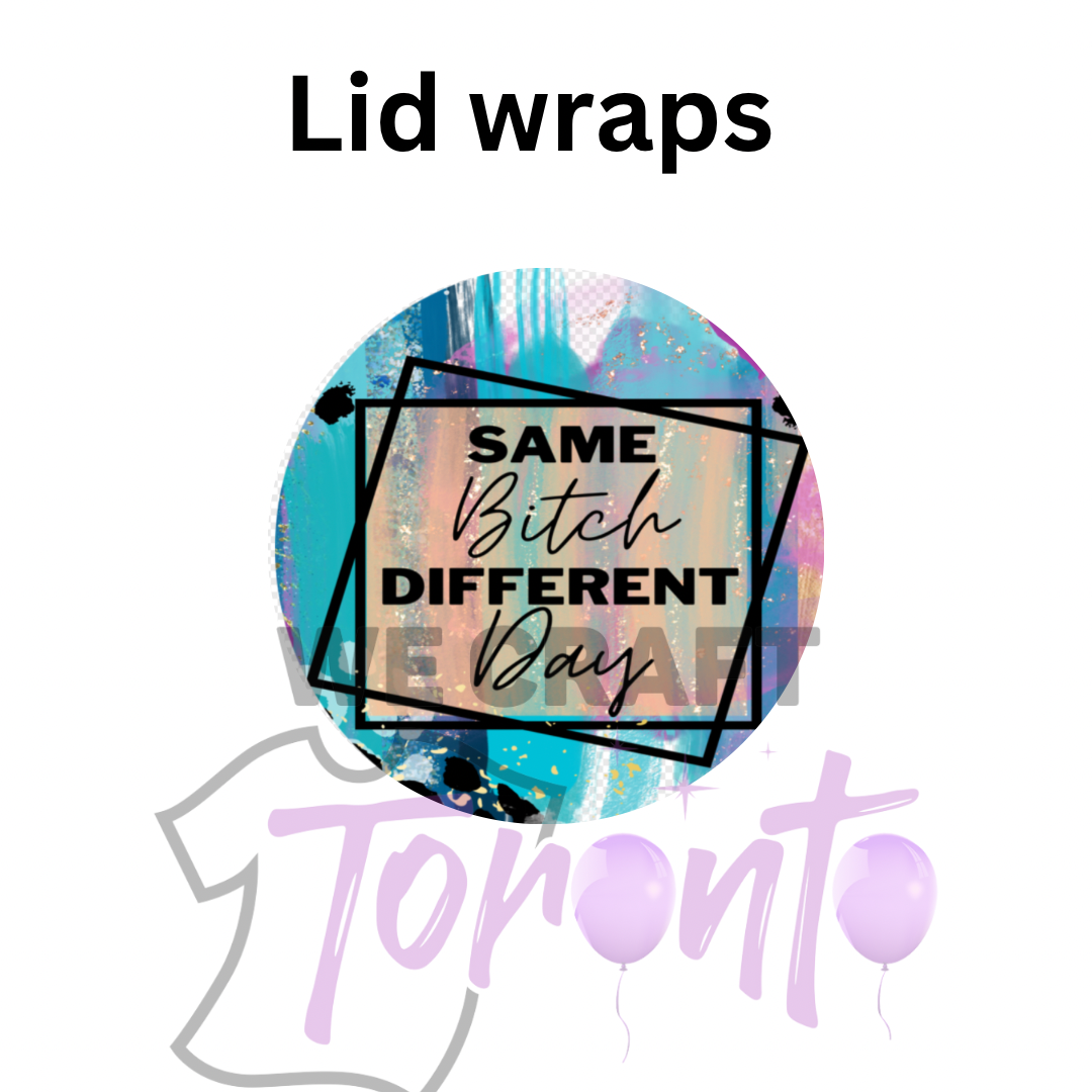 Same B UV DTF Lid decal