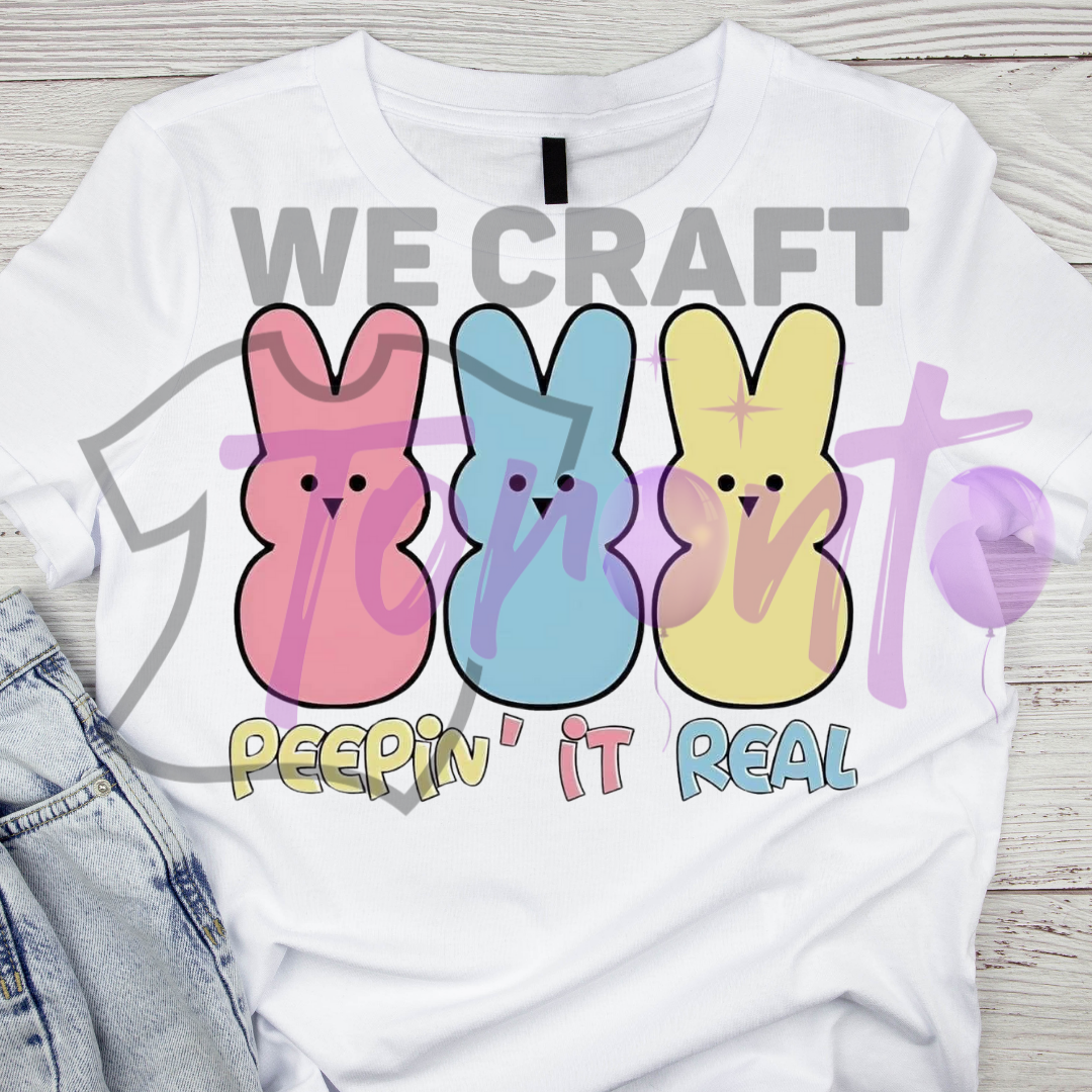 Peepiv' it real DFT TRANSFER (IRON ON TRANSFER SHEET ONLY)