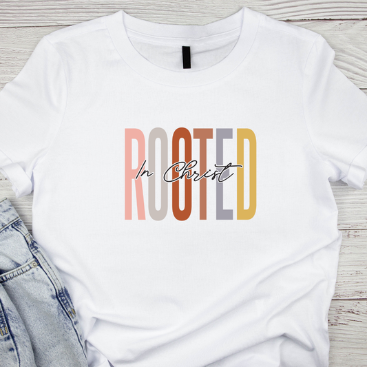 Rooted In Christ UV DTF/DTF TRANSFER