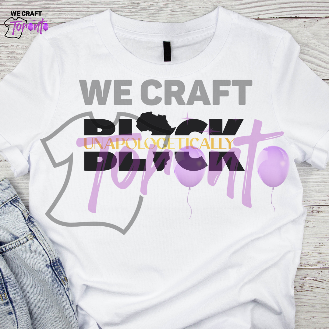 Black unapologetic DTF transfer (IRON ON TRANSFER SHEET ONLY)