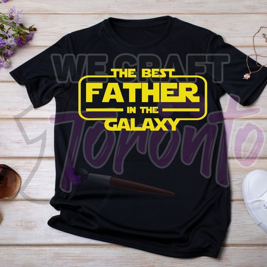 THE BEST FATHER IN THE GALAXY (IRON ON TRANSFER SHEET ONLY)