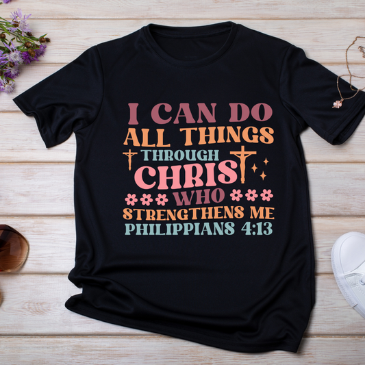 I Can Do All Things Through Christ UV DTF/DTF TRANSFER