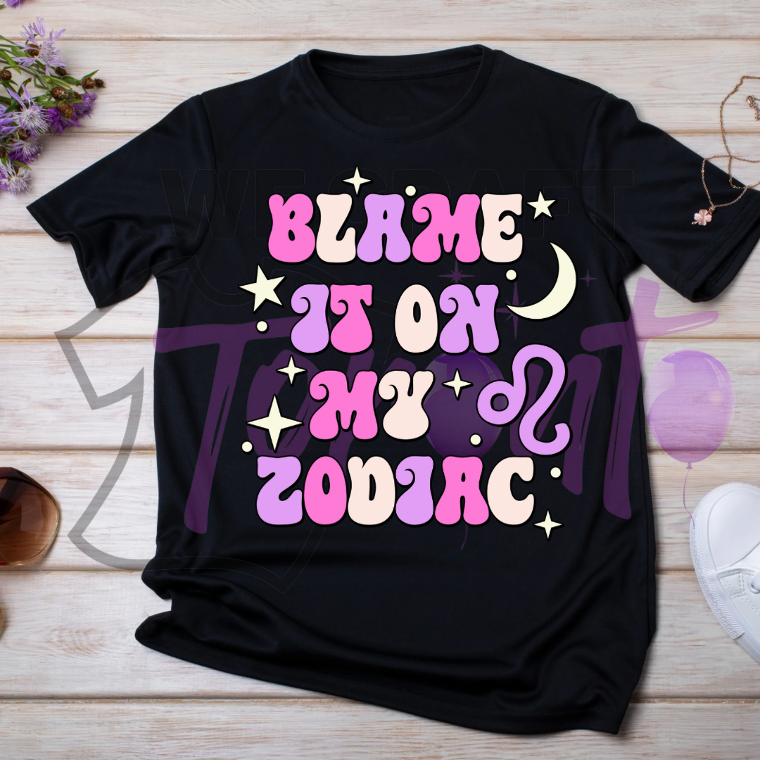 Blame it on DTF transfer (IRON ON TRANSFER SHEET ONLY)