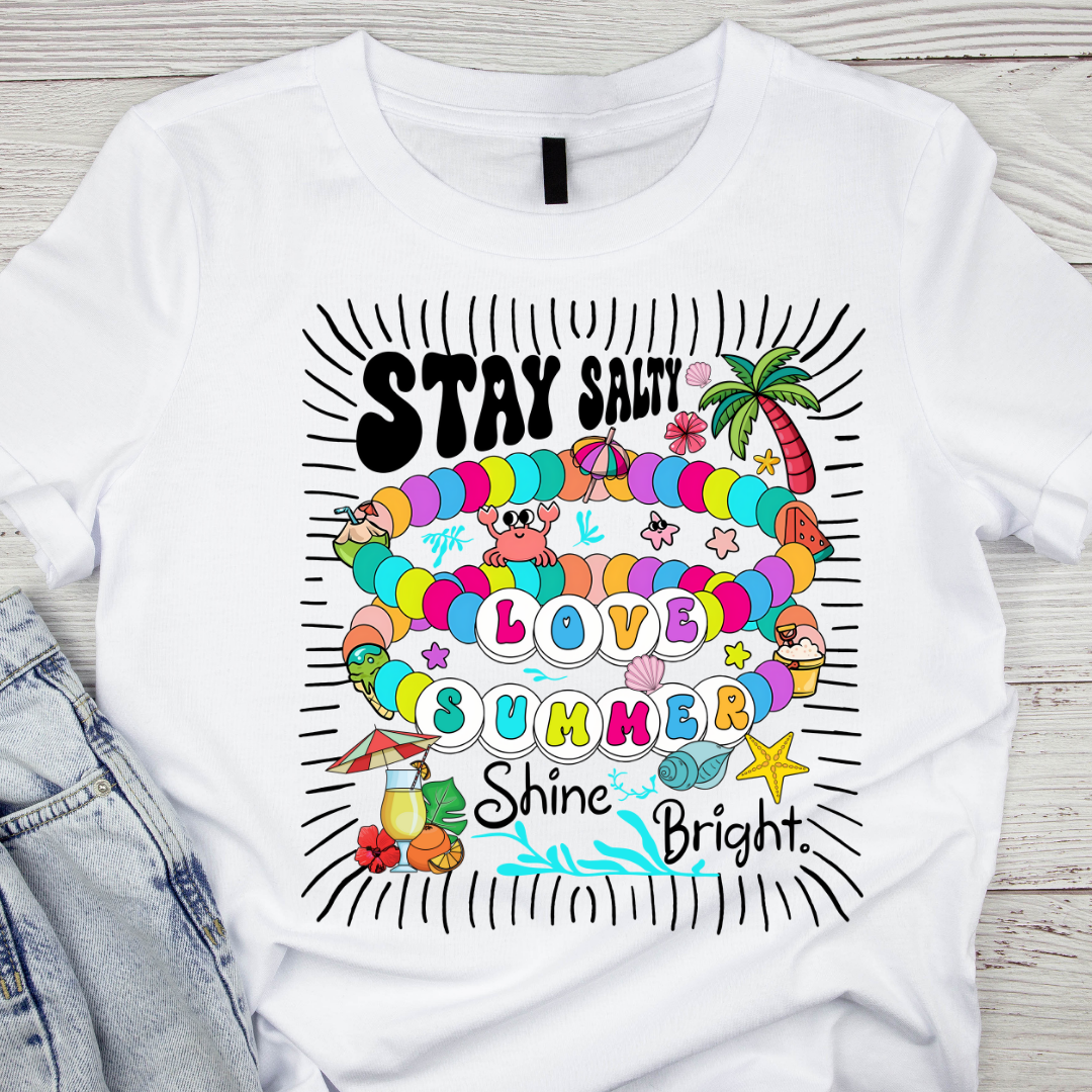 Stay Salty Shine Bright UV DTF/DTF TRANSFER