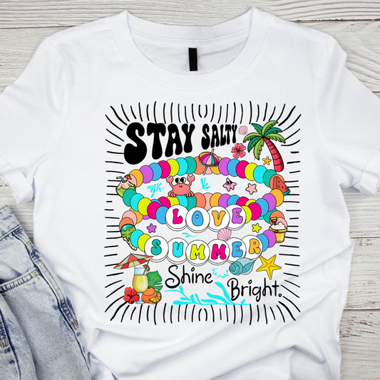 Stay Salty Shine Bright UV DTF/DTF TRANSFER