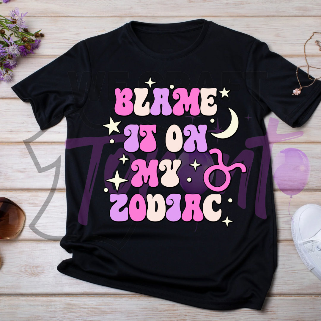 Blame it on DTF transfer (IRON ON TRANSFER SHEET ONLY)