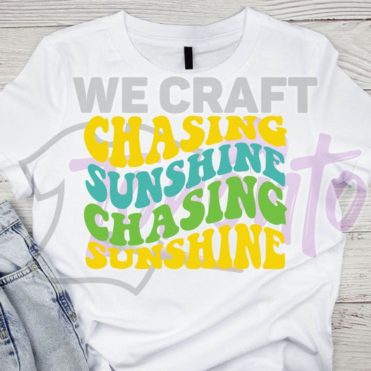 CHASING SUNSHINE (IRON ON TRANSFER SHEET ONLY)