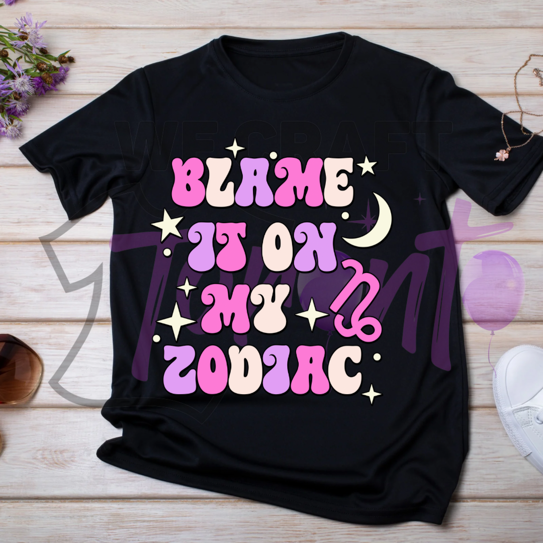 Blame it on DTF transfer (IRON ON TRANSFER SHEET ONLY)