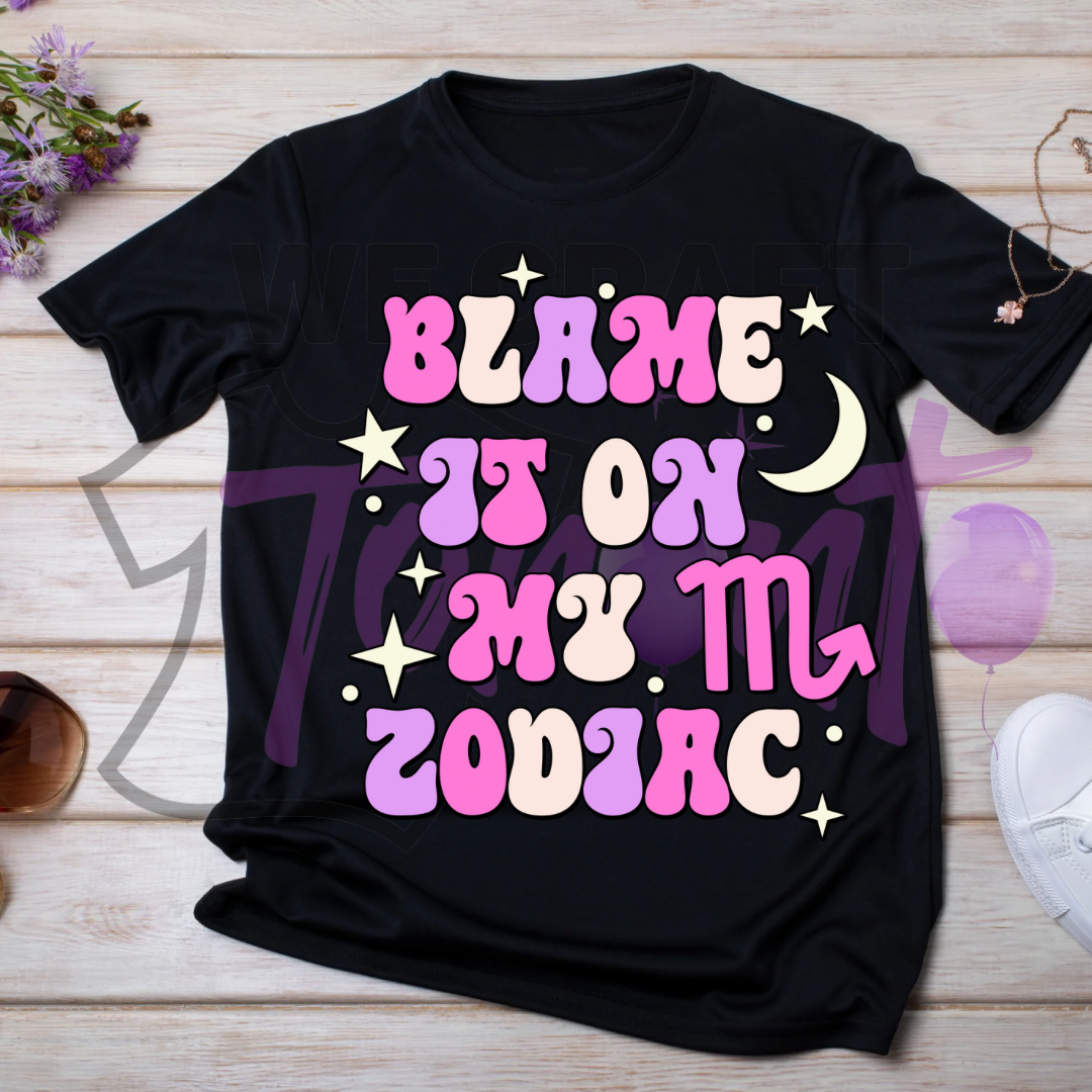 Blame it on DTF transfer (IRON ON TRANSFER SHEET ONLY)