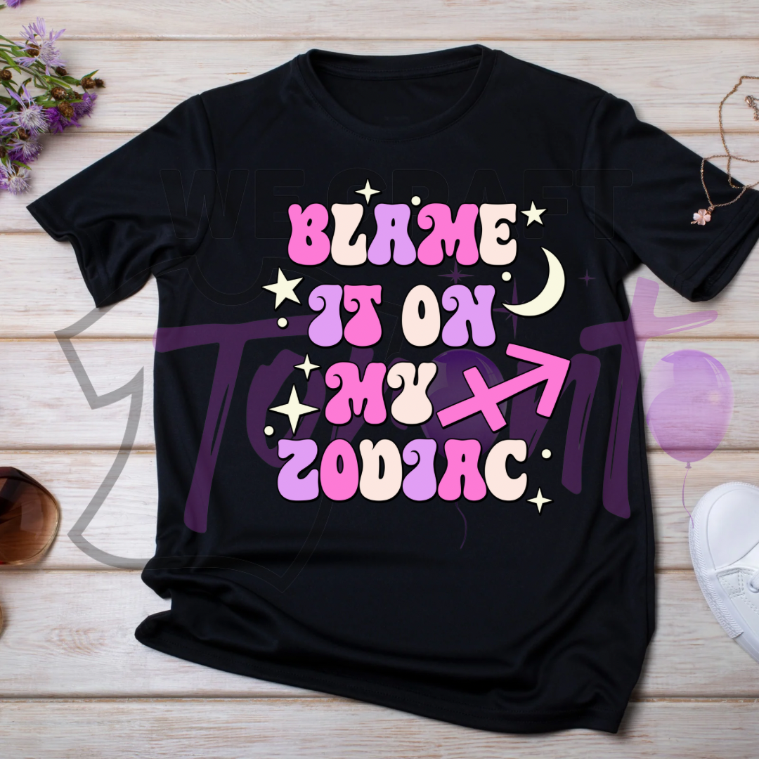 Blame it on DTF transfer (IRON ON TRANSFER SHEET ONLY)