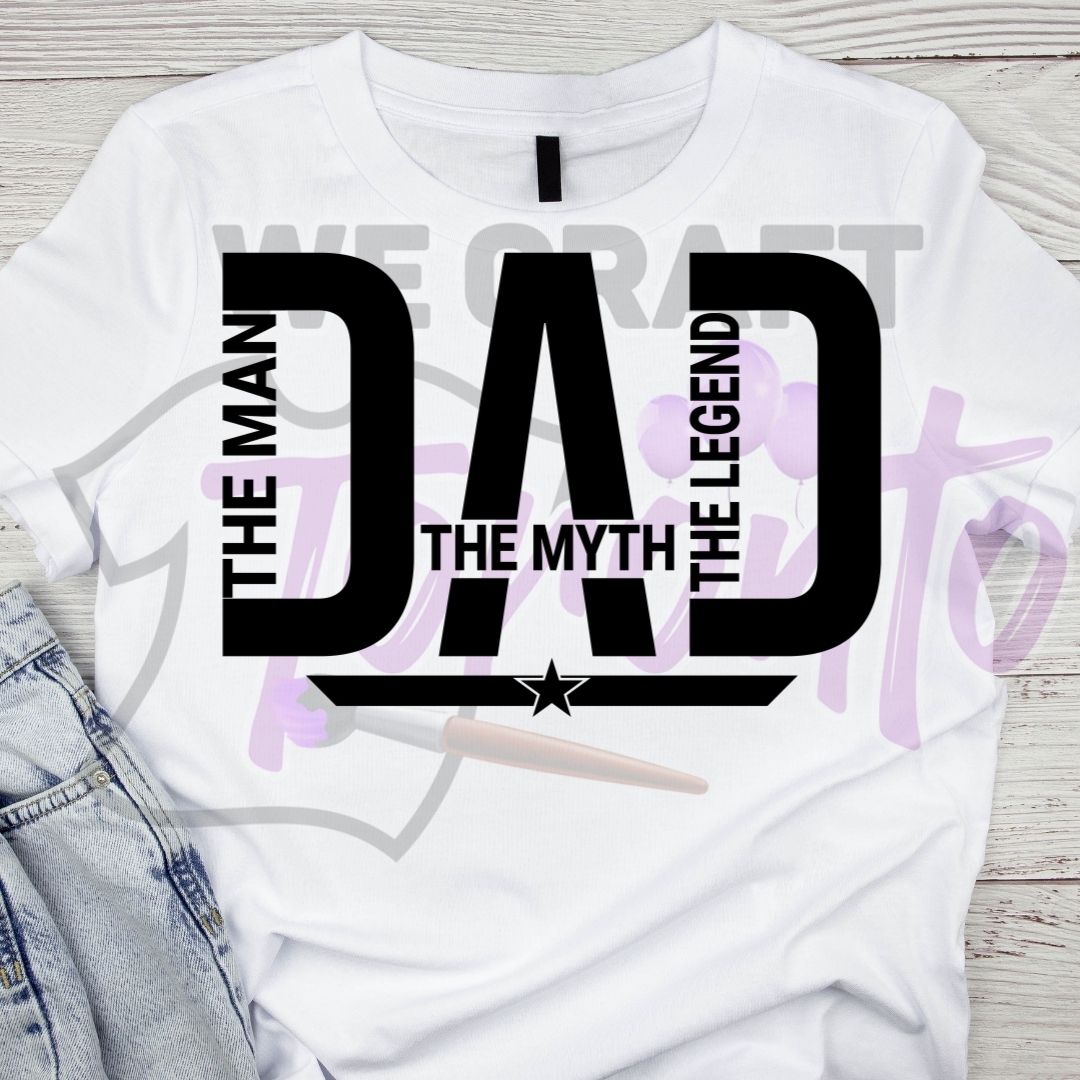 DAD (IRON ON TRANSFER SHEET ONLY)