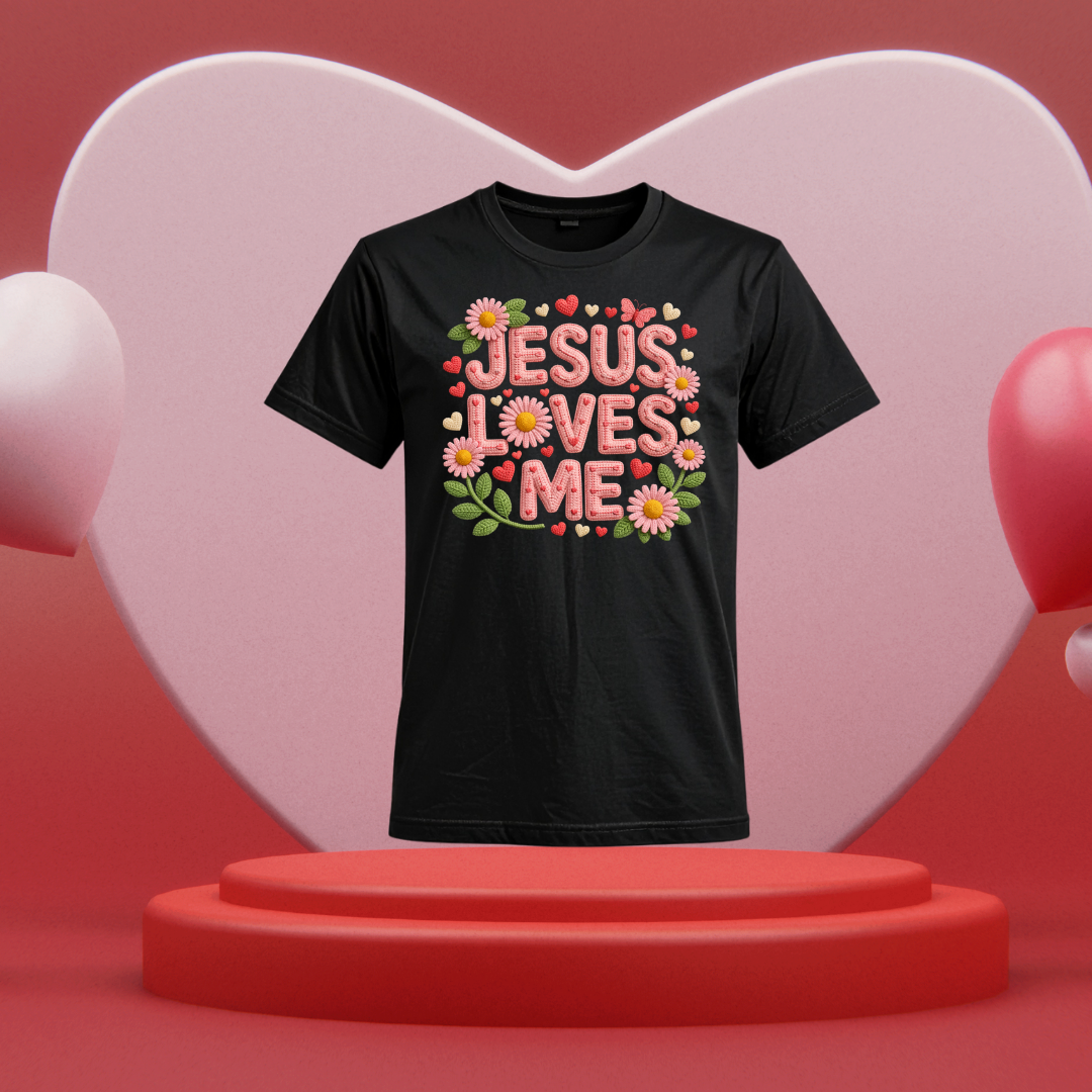 Jesus Loves Me UV DTF/DTF TRANSFER