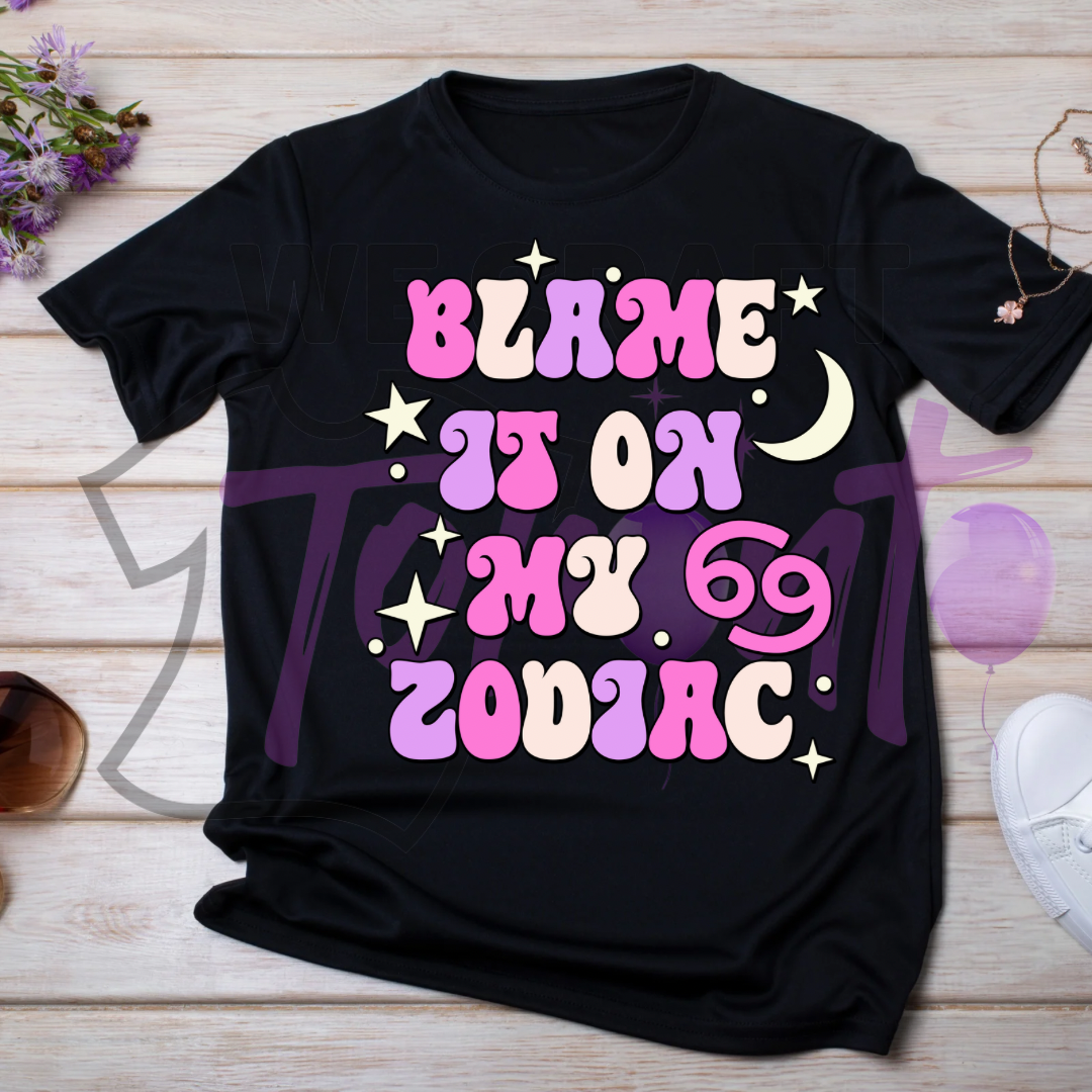 Blame it on DTF transfer (IRON ON TRANSFER SHEET ONLY)