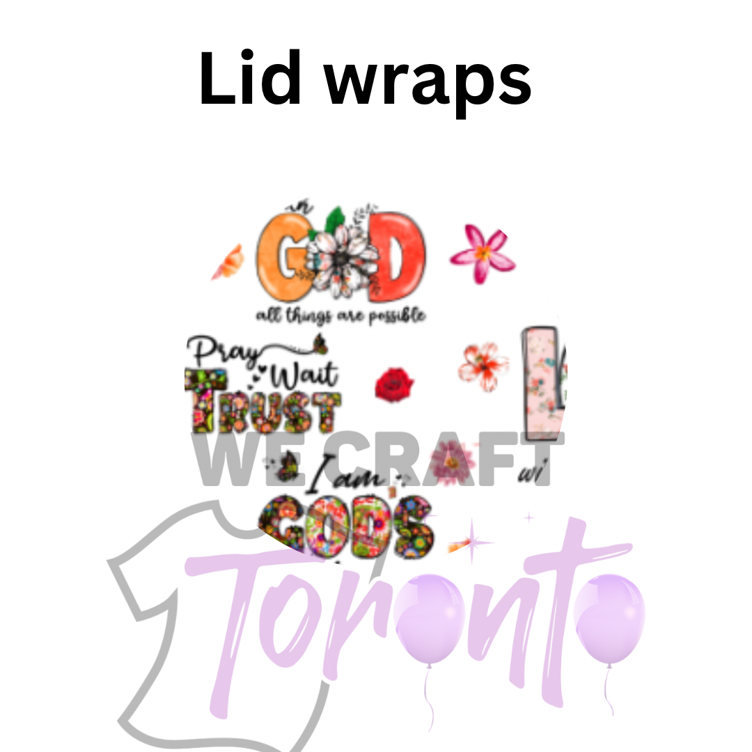 God UV DTF Lid decal