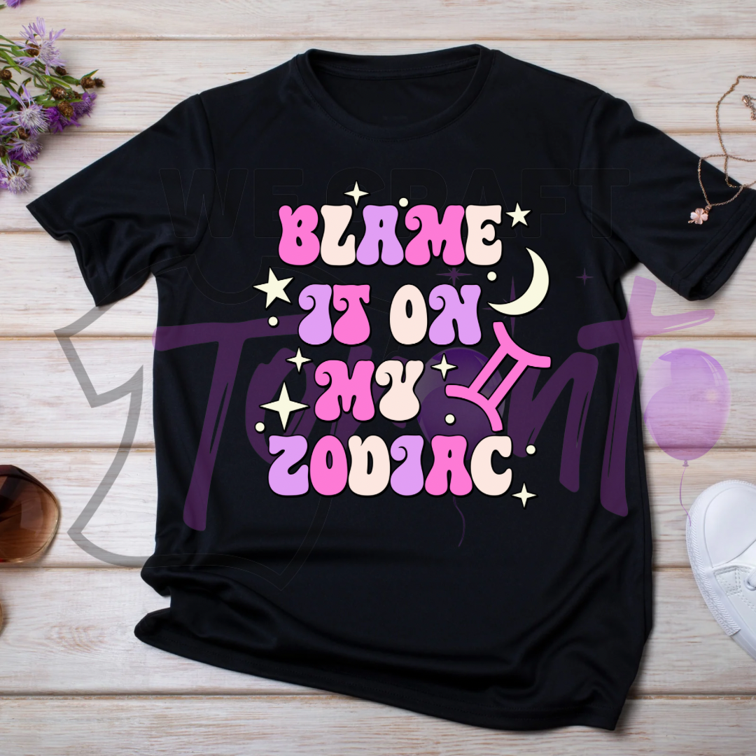 Blame it on DTF transfer (IRON ON TRANSFER SHEET ONLY)