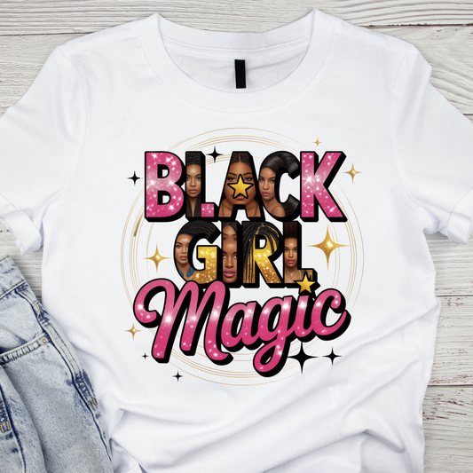 Black Girl Magic UV DTF/DTF TRANSFER