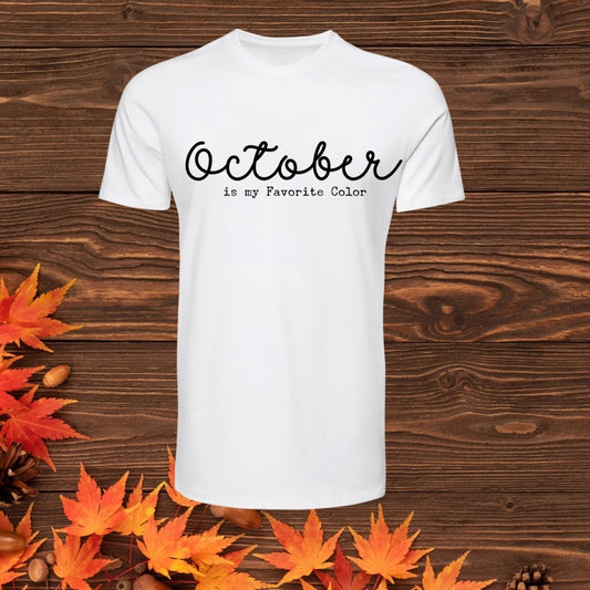 October TRANSFER (IRON ON TRANSFER SHEET ONLY)