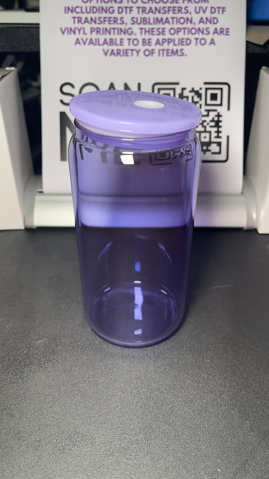 Blank jelly libby glass cup