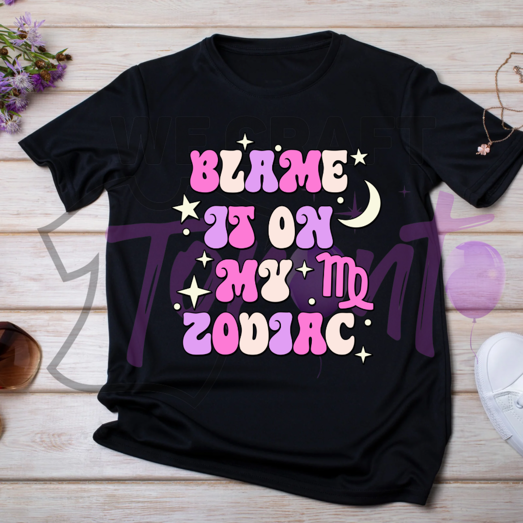 Blame it on DTF transfer (IRON ON TRANSFER SHEET ONLY)