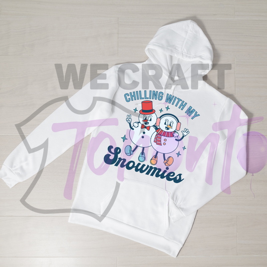 Chilling with my snowies DTF transfer (IRON ON TRANSFER SHEET ONLY)