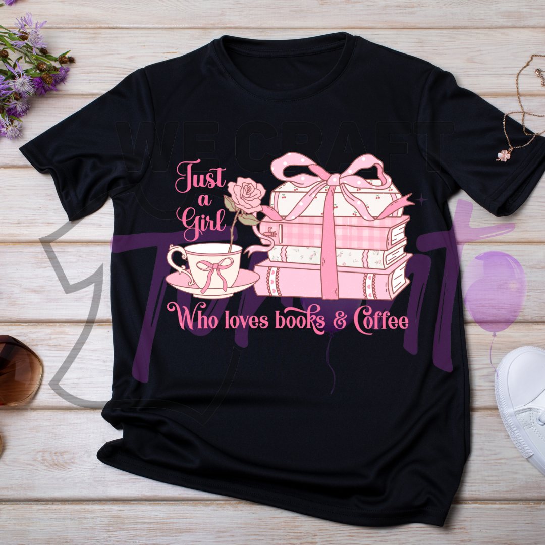 Just a girl DFT TRANSFER (IRON ON TRANSFER SHEET ONLY)