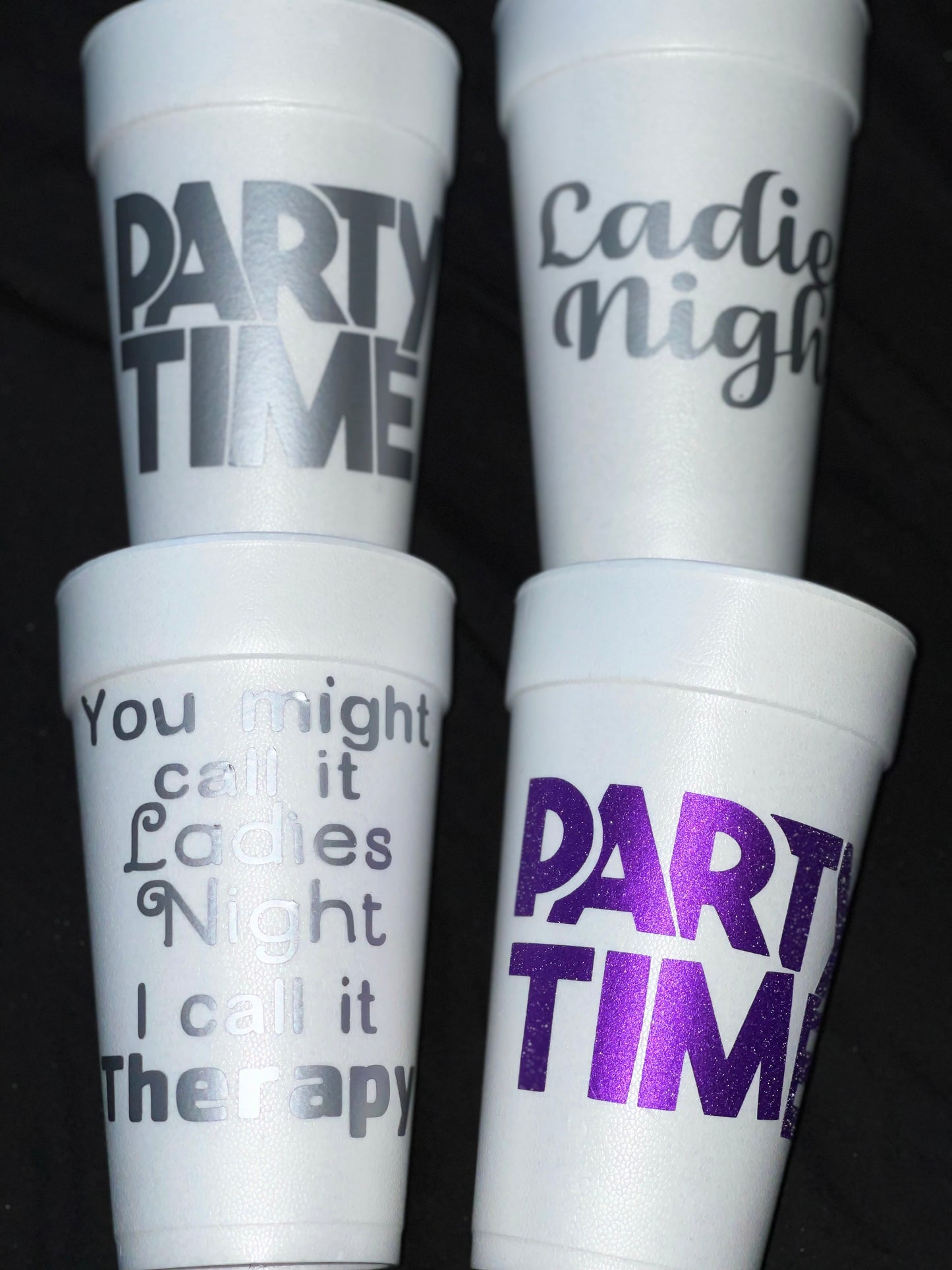 Personalize styrofoam cups 