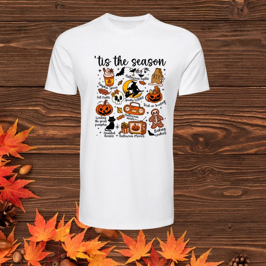 Halloween tis the season TRANSFER (IRON ON TRANSFER SHEET ONLY)