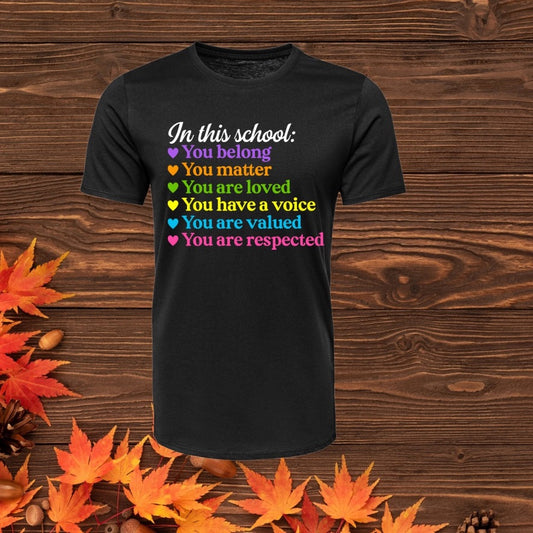 In this school TRANSFER (IRON ON TRANSFER SHEET ONLY)