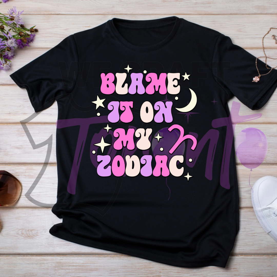 Blame it on DTF transfer (IRON ON TRANSFER SHEET ONLY)