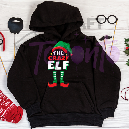 The crazy Elf DTF transfer (IRON ON TRANSFER SHEET ONLY)