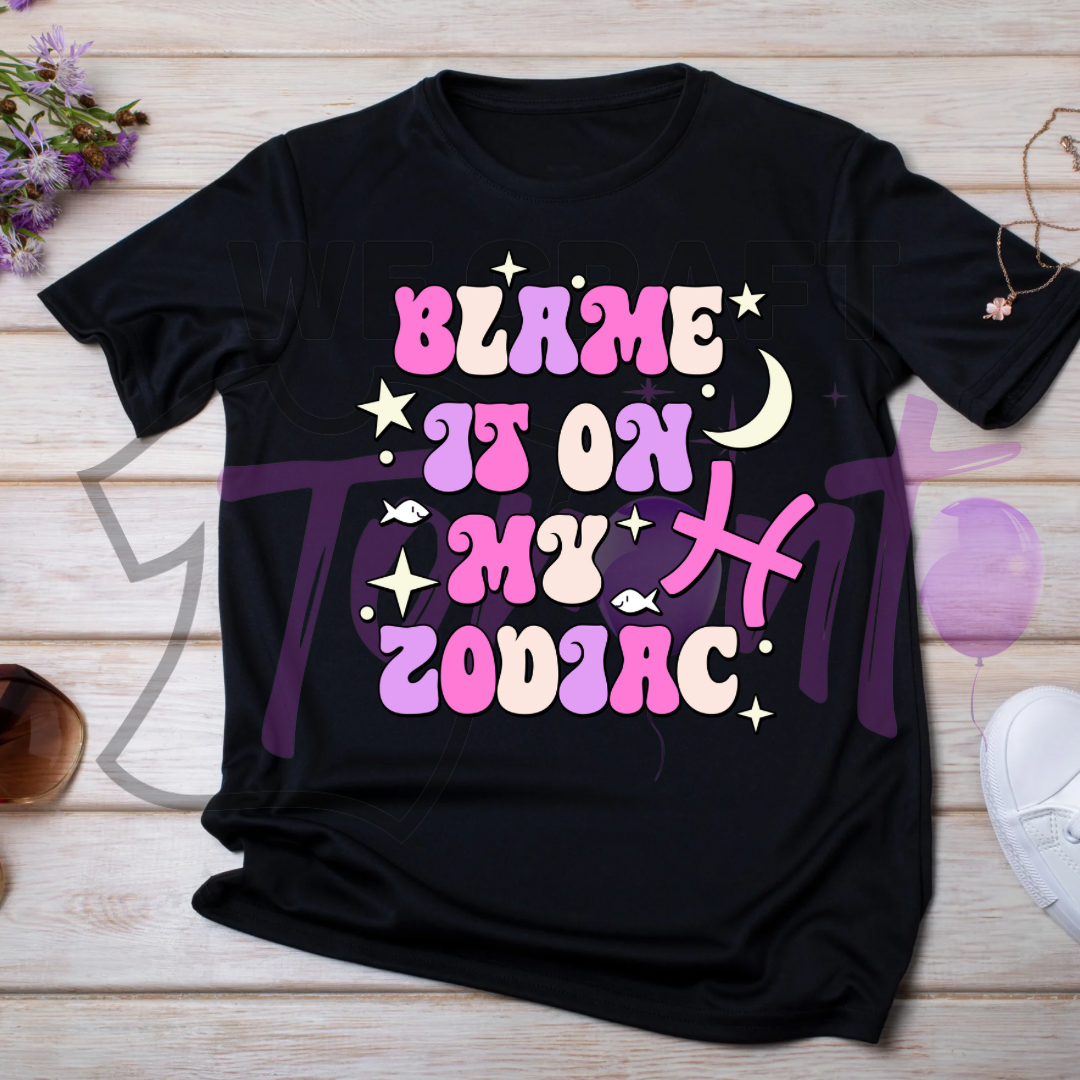 Blame it on DTF transfer (IRON ON TRANSFER SHEET ONLY)