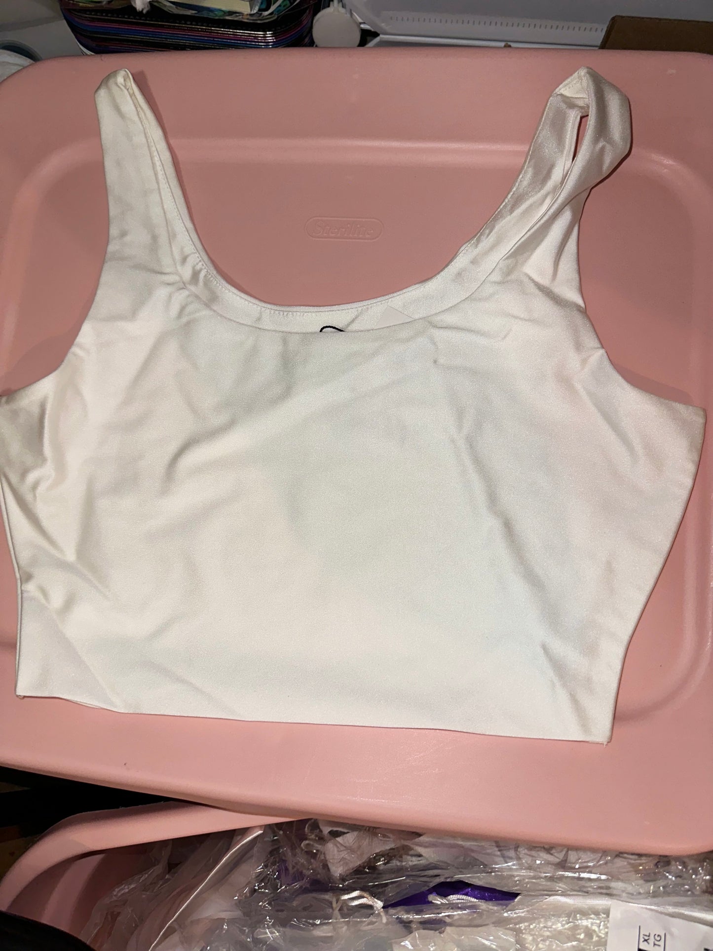 Sublimation ready crop top