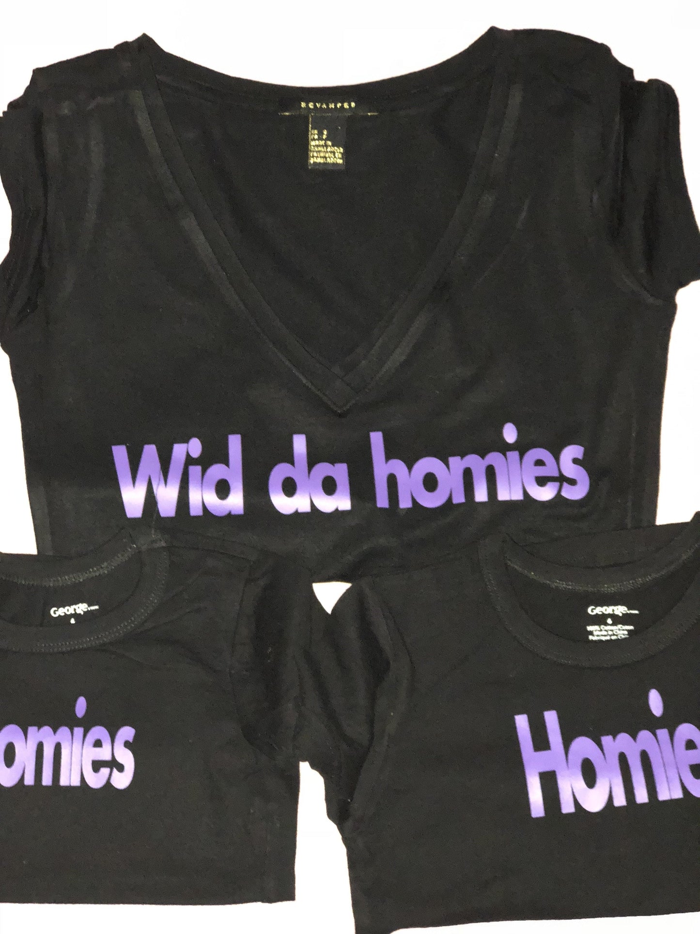 Family set of 4 T-shirts