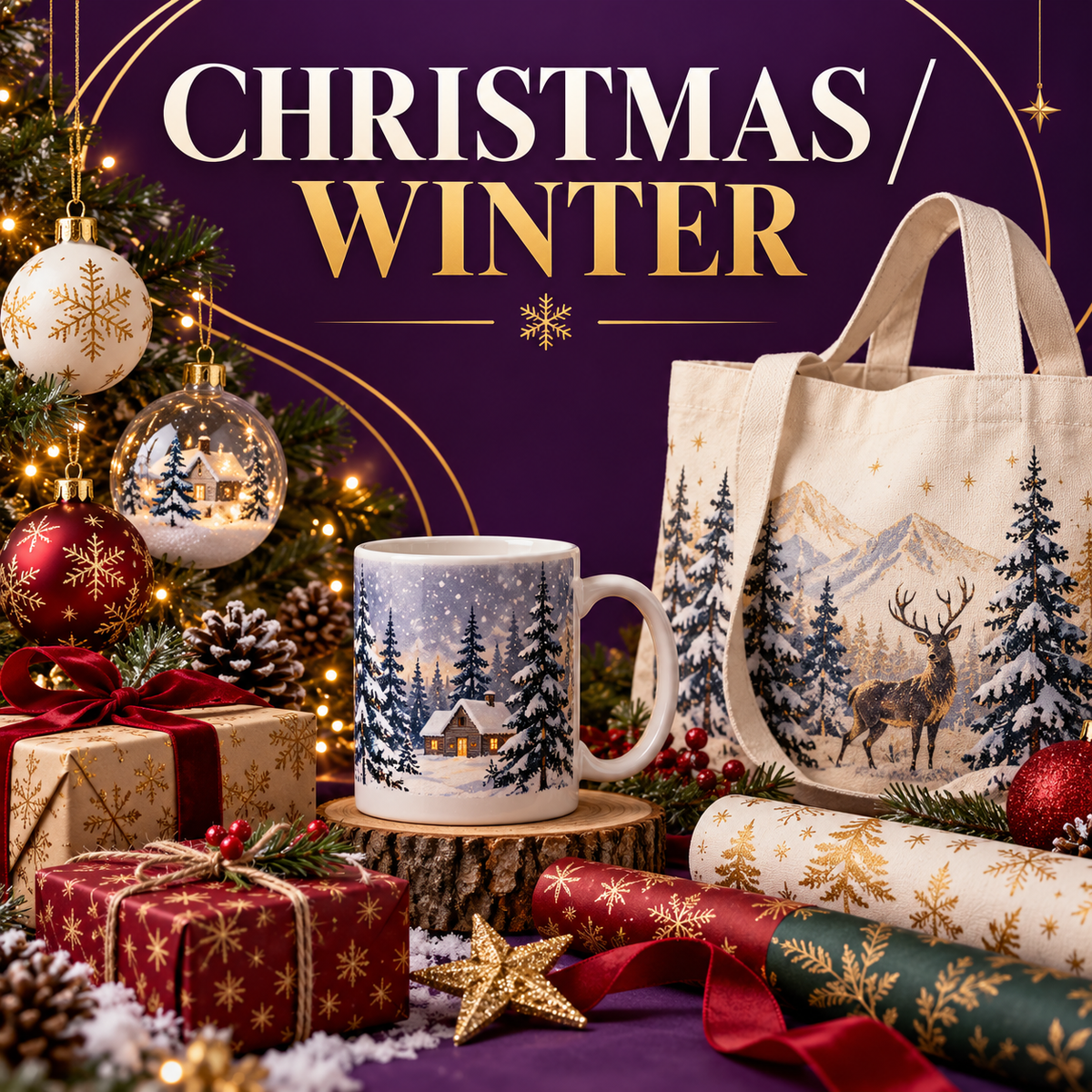 Christmas/Winter collection cover for WeCraft Creatives
