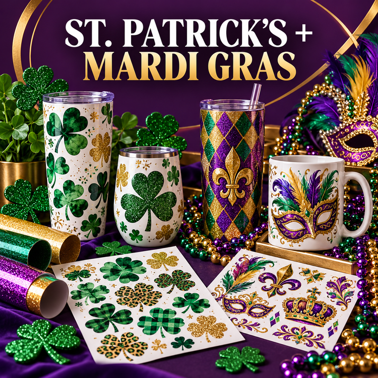 St. Patrick's Day and Mardi Gras collection cover for WeCraft Creatives