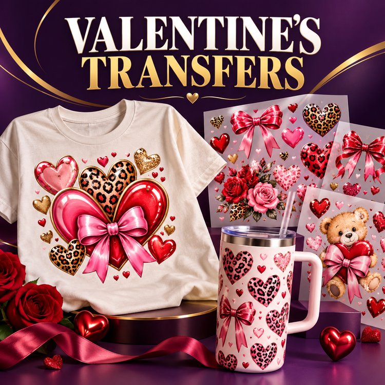 Valentine's Transfers collection cover for WeCraft Creatives