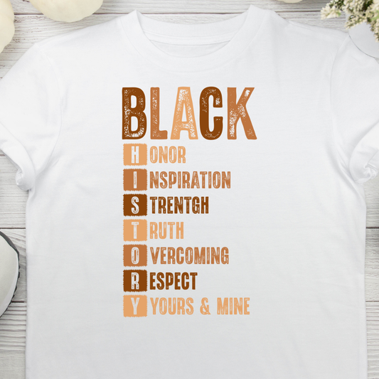 Black Honor and Pride  UV DTF/DTF TRANSFER