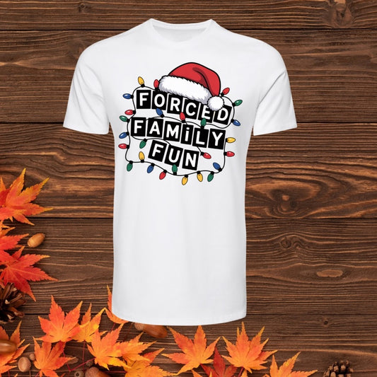 Forced family fun TRANSFER (IRON ON TRANSFER SHEET ONLY)