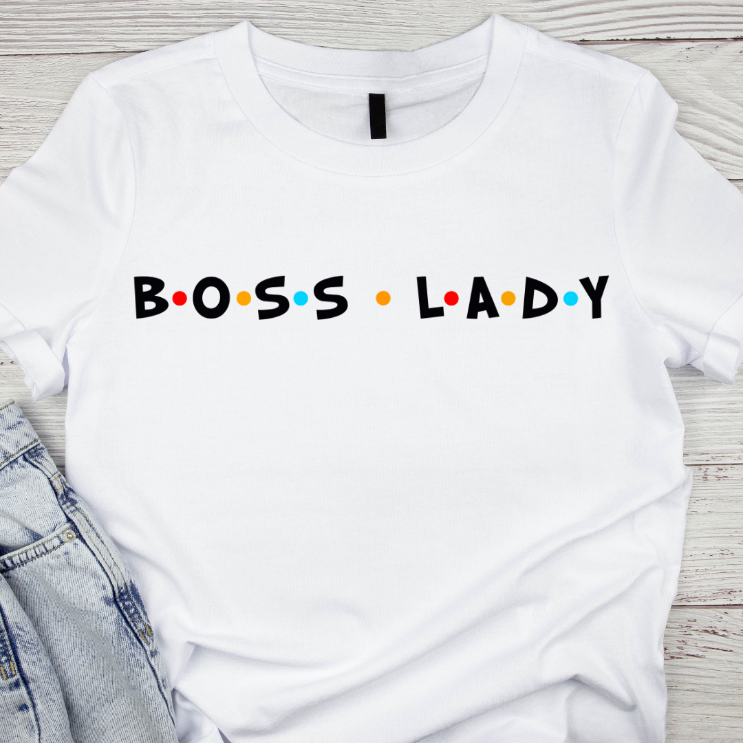 Boss lady transfer (IRON ON TRANSFER SHEET ONLY)