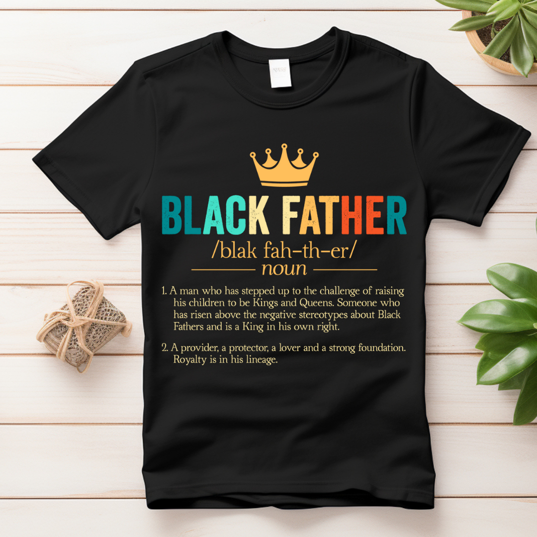 Black King Father UV DTF/DTF TRANSFER