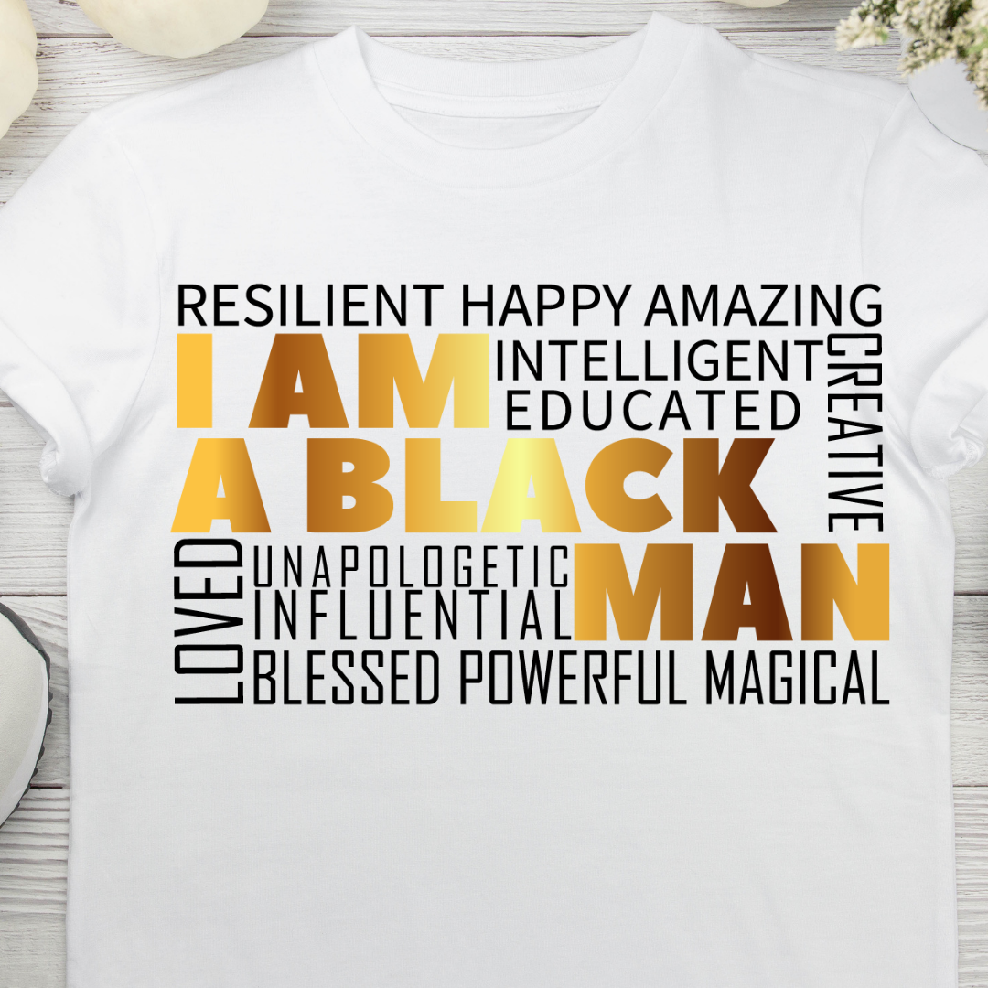 Proud Black Man UV DTF/DTF TRANSFER