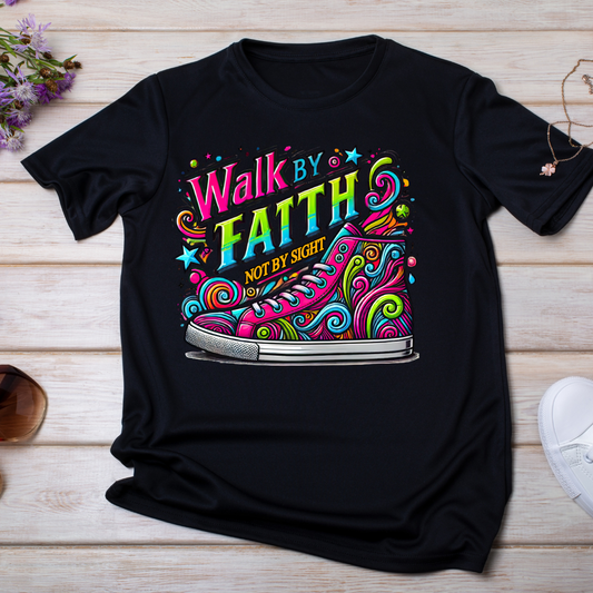 Walk BY FAITH NOT BY SIGHT UV DTF/DTF TRANSFER