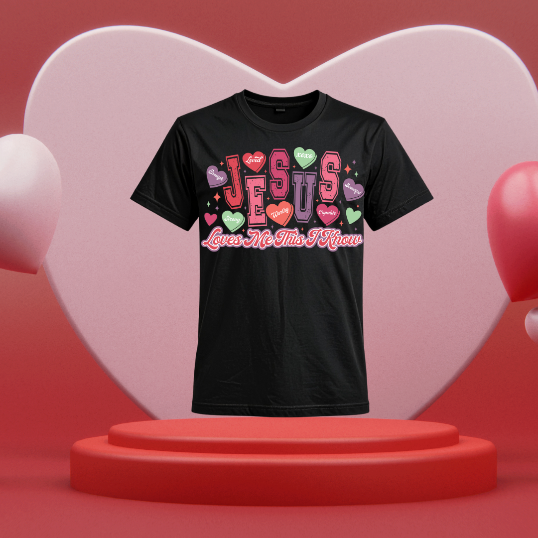 Loved by Jesus UV DTF/DTF TRANSFER