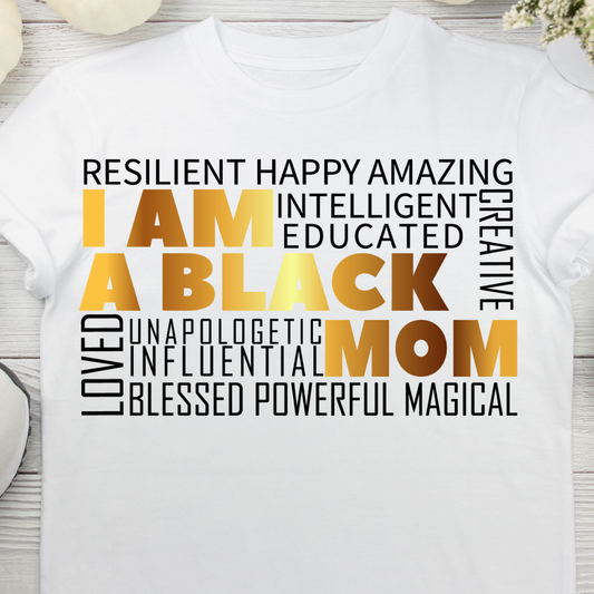 Strong Black Mom UV DTF/DTF TRANSFER