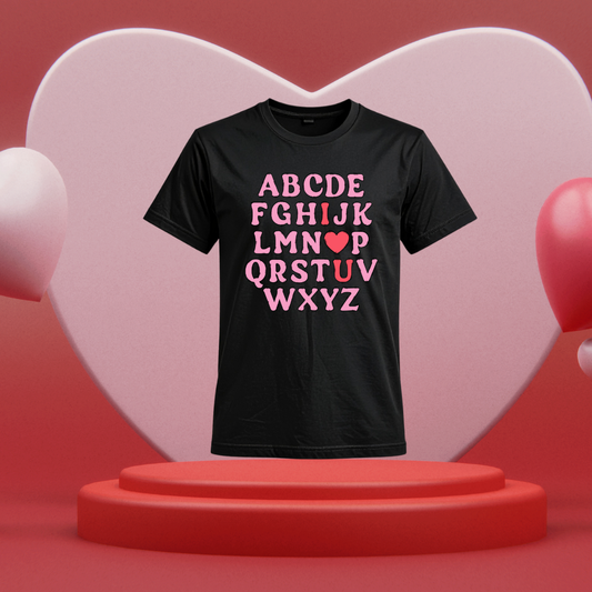 I Love U UV DTF/DTF TRANSFER