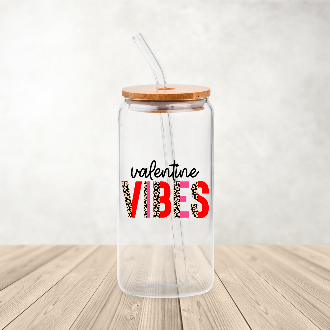 Valentine vibes cutie uv dtf decal