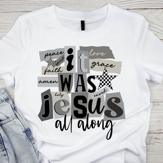 It was Jesus UV DTF/DTF TRANSFER