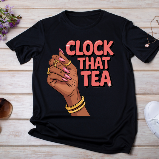 Clock That Tea UV DTF/DTF TRANSFER
